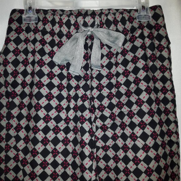 NWOT Plaid Black Gray Red PJ Pants size M - Picture 3 of 5